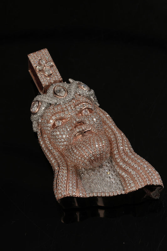 Fully iced out Jesus Pendant