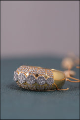 VVS Moissanite Iced Eternity Ring Men