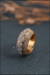 VVS Moissanite Iced Eternity Ring Men