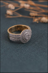 Custom Iced Out Hip Hop Eternity Ring