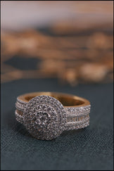 Custom Iced Out Hip Hop Eternity Ring