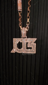 Men's Customization Letter Number Pendant