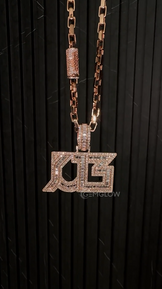 Men's Customization Letter Number Pendant