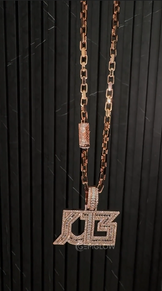 Men's Customization Letter Number Pendant
