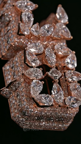 Custom Fully Iced Vertical Letter Pendant