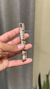VVS Moissanite Iced Out Letter Pendant