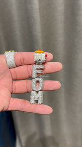 Iced Out Slot Machine FOM Pendant
