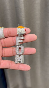 Iced Out Slot Machine FOM Pendant