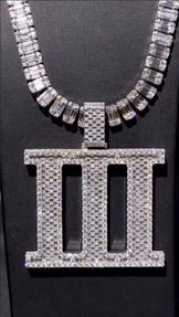 Roman Number Pendant