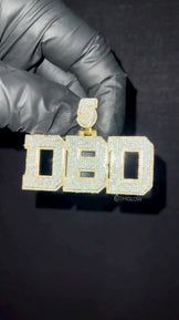 Custom Iced Out Personalized Name Pendant