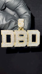 Custom Iced Out Personalized Name Pendant