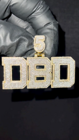 Custom Iced Out Personalized Name Pendant
