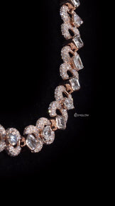 Iced Out Vertical Initial Letter Pendant