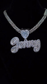 Custom Iced Out Letter Pendant