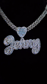 Custom Iced Out Letter Pendant