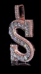 Iced Out Hip Hop Charm Pendant