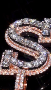 Iced Out Hip Hop Charm Pendant