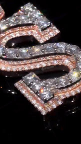 Iced Out Hip Hop Charm Pendant