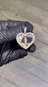 Iced Out Custom Photo Pendant Necklace