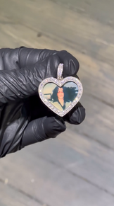Iced Out Custom Photo Pendant Necklace