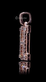 Moissanite Initial 'H' Pendant