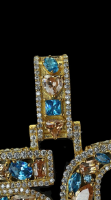 Fully Iced Out Letter Pendant
