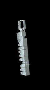Custom Moissanite Letter Pendant