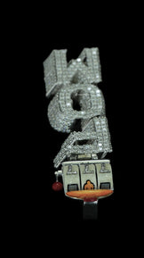 Custom Iced Out VVS Moissanite Pendant