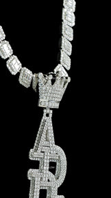 VVS Moissanite Initial letter Pendant