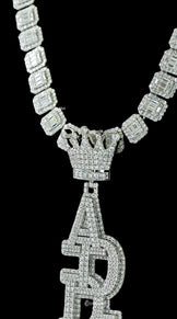 VVS Moissanite Initial letter Pendant