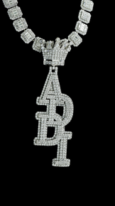 VVS Moissanite Initial letter Pendant
