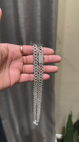 8MM Moissanite Miami Cuban Link Necklace