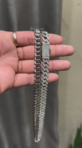8MM Moissanite Miami Cuban Link Necklace