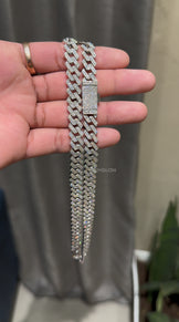8MM Moissanite Miami Cuban Link Necklace