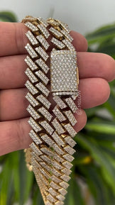 14MM Men’s Iced Out Diamond Cuban Chain
