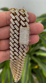 14MM Men’s Iced Out Diamond Cuban Chain