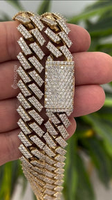 14MM Men’s Iced Out Diamond Cuban Chain