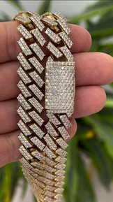 14MM Men’s Iced Out Diamond Cuban Chain