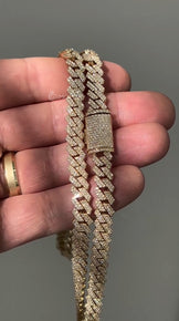 7.5MM 925 Sterling Silver Cuban Link Chain