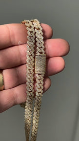 7.5MM 925 Sterling Silver Cuban Link Chain