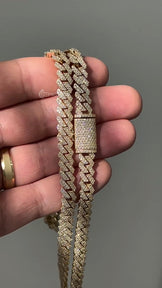 7.5MM 925 Sterling Silver Cuban Link Chain
