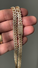 7.5MM 925 Sterling Silver Cuban Link Chain