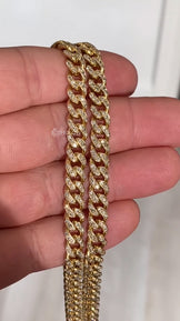 7MM Iced Out Miami Cuban Link Chain