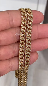 7MM Iced Out Miami Cuban Link Chain