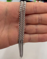 925 Sterling Silver Miami Cuban Curb Chain