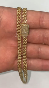 5.5MM Bling Rapper Chain Hip Hop Jewelry