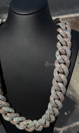 Two Tone Cuban Link Chain