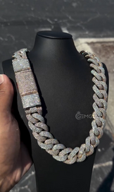 Two Tone Cuban Link Chain