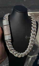 Two Tone Cuban Link Chain
