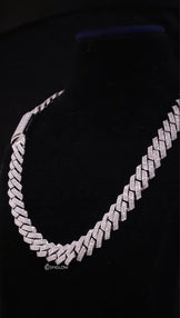 Moissanite Miami Cuban Link Necklace